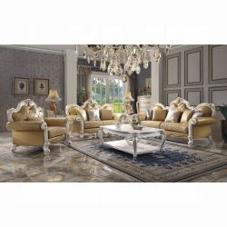 new acme Picardy Sofa W/5 Pillows, In stock Only 7 left SKU58210