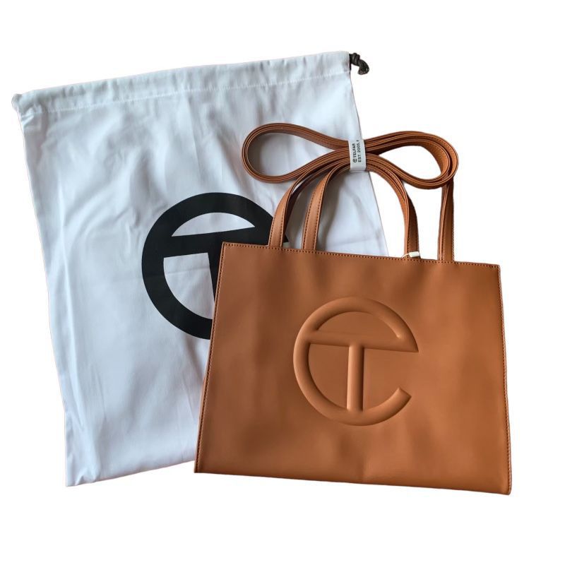 New Telfar Medium Shopping Bag Tan Brown 