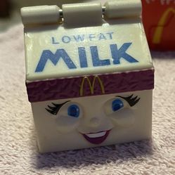 1993 McDonalds Low-Fat Milk Carton Happy Meal Toy...