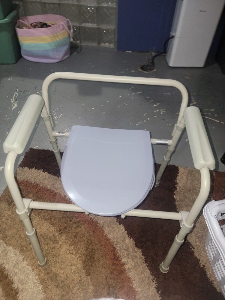 Bedside Commode Chair, Used as Raised Toilet