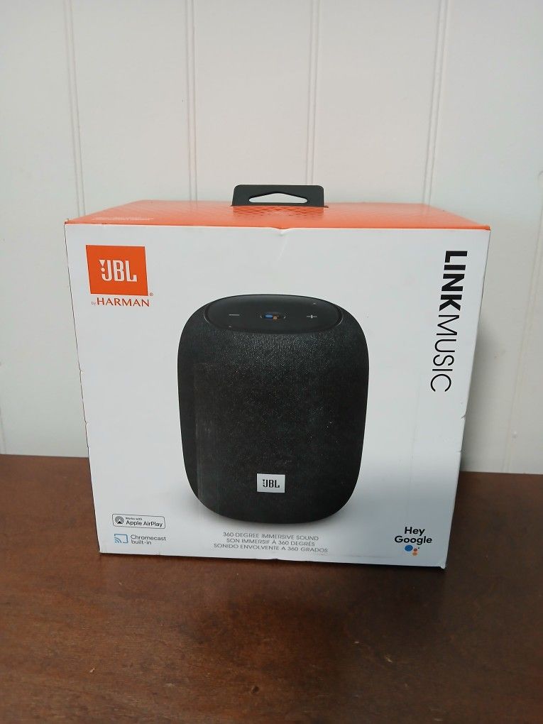 JBL Link Music Bluetooth Wi-Fi Speaker New