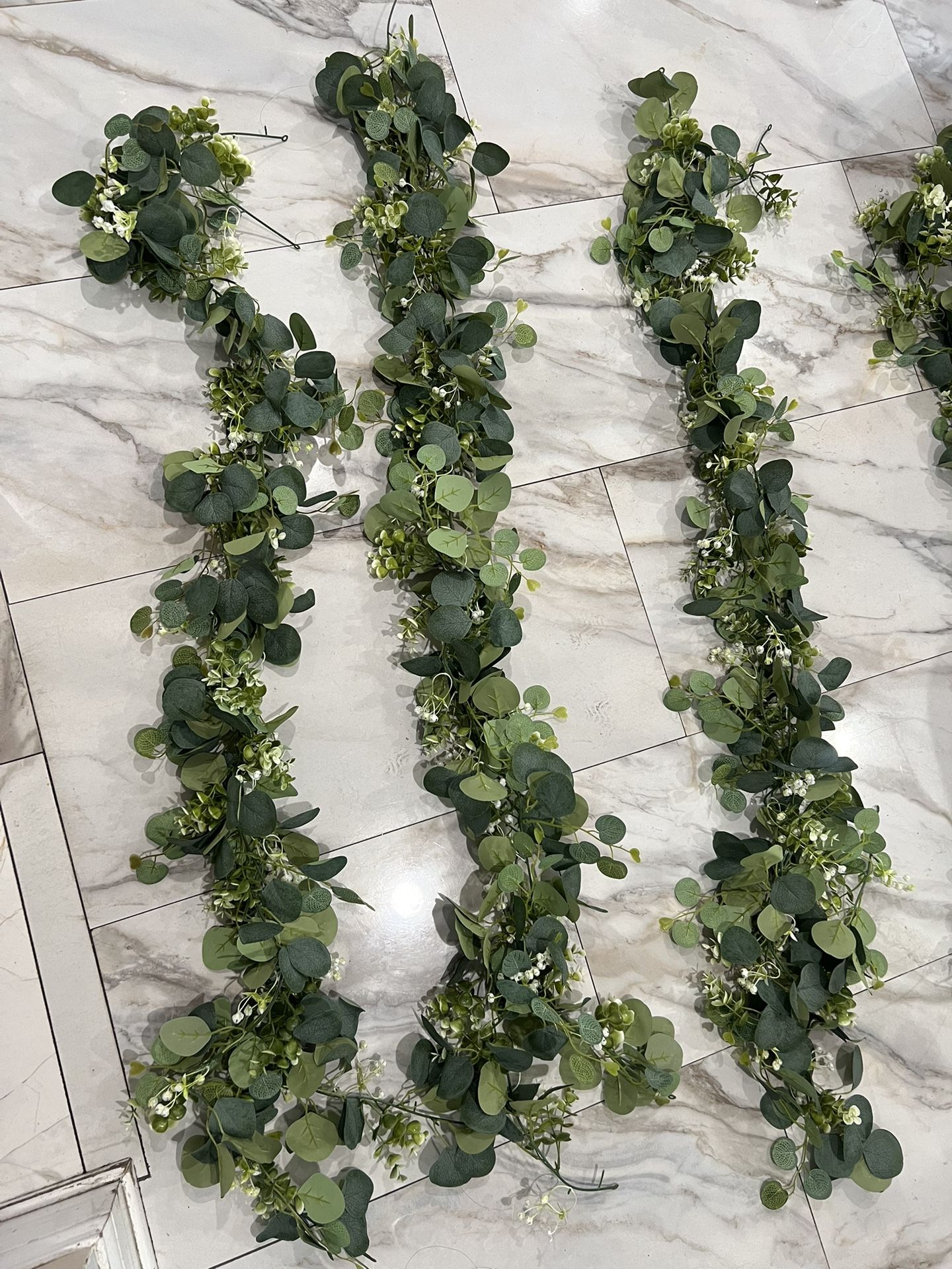 Artificial Greenery Eucalyptus Leaves