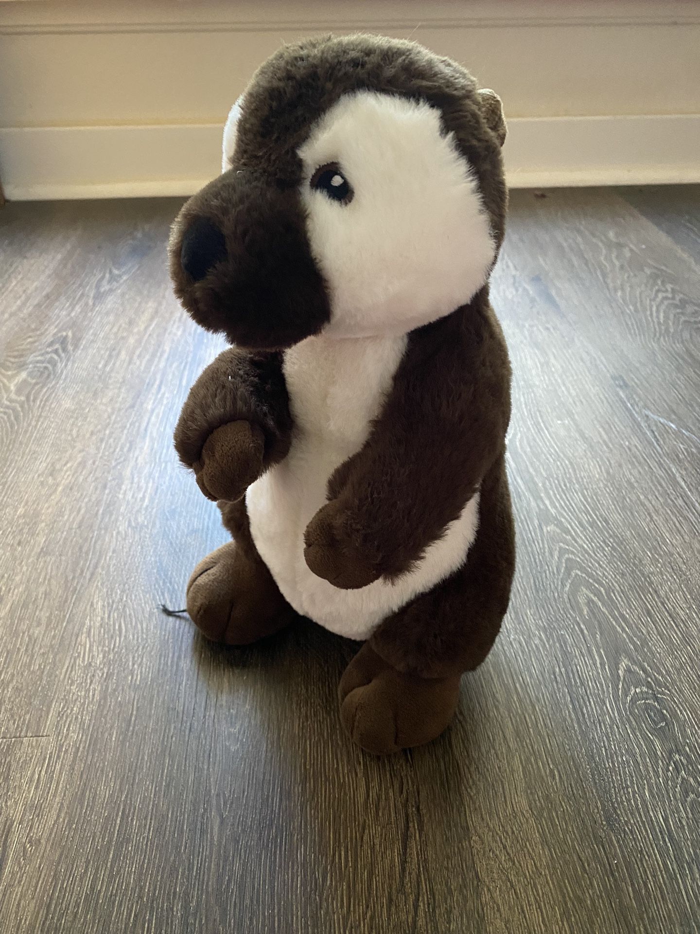 FAO Schwarz Planet Love 11" Brown Plush Otter Stuffed Animal