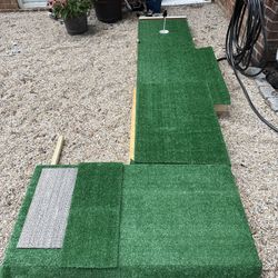 Putting Green & Chipping Platform – Custom Built /