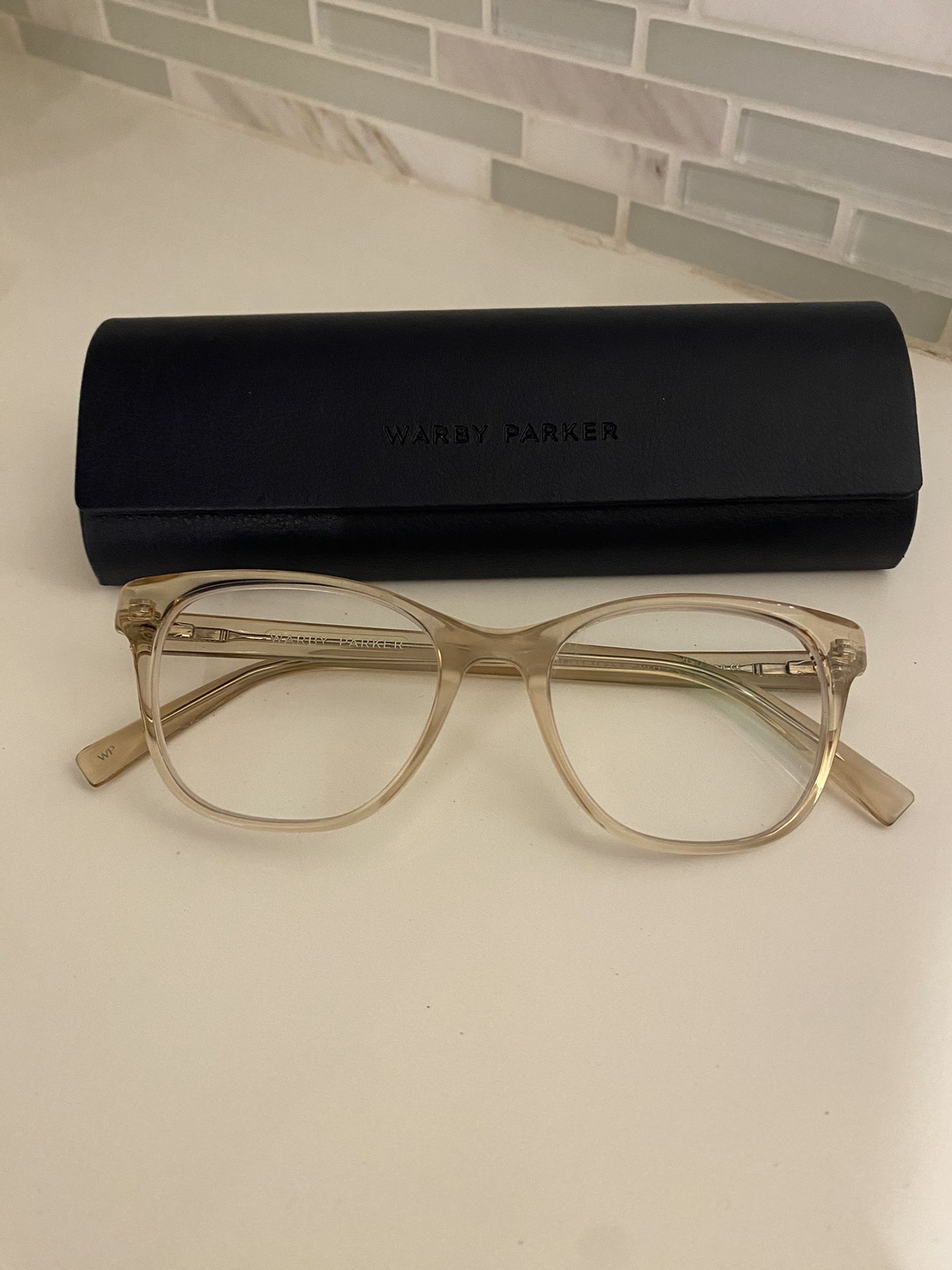 Warby Parker AMELIA Elderflower Crystal Eyeglasses
