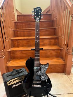 Fernandes Vintage Japanese Les Paul w/ Marshall Amp