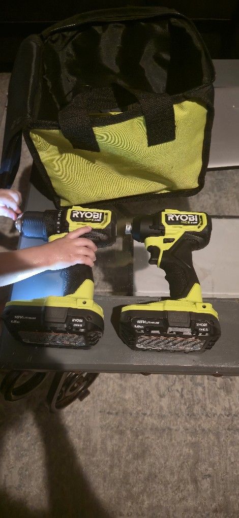 Ryobi HP+ Brushless Drill Set