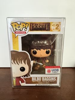 Bilbo Bagging Funko Pop UOB Rare
