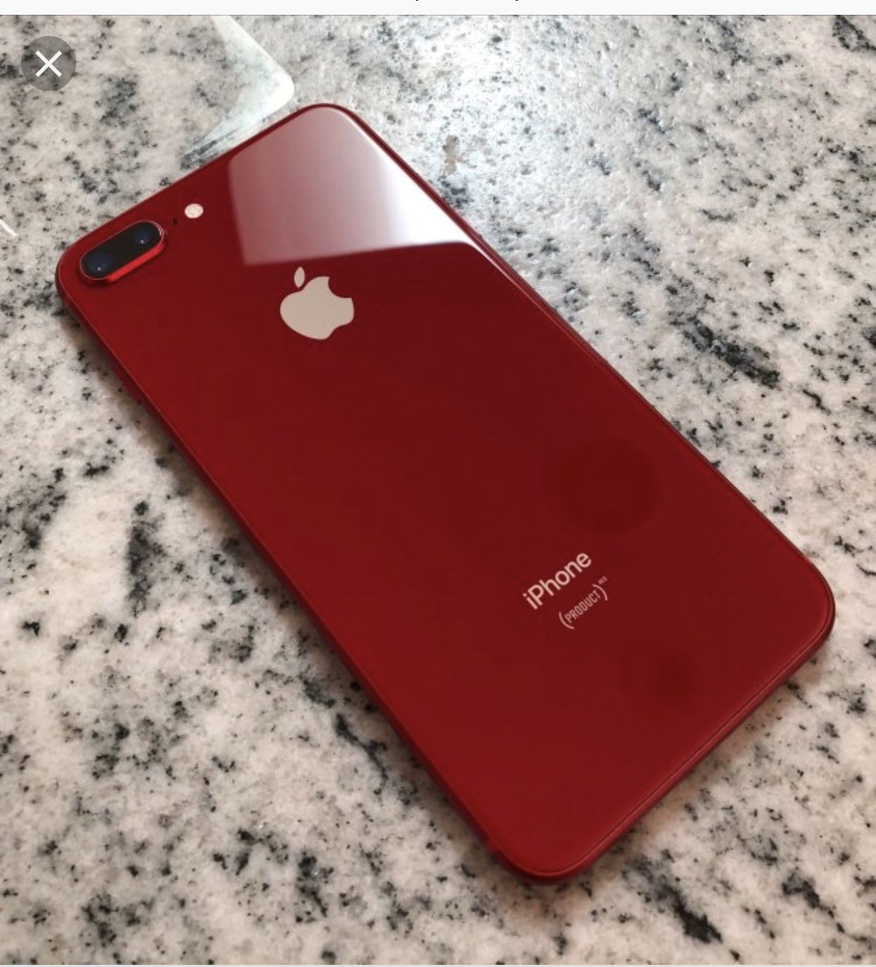 Red iPhone 8 Plus