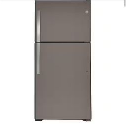 Brand new 19.2 cu. ft. Top Freezer Refrigerator in Slate, Fingerprint Resistant, Garage Ready