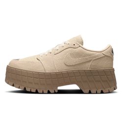 [HF3184-200] Womens Nike Air Jordan RETRO 1 BROOKLYN LOW 'Rattan Desert Camo 8.5