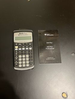 Texas Instruments BA II Plus Financial Calculator