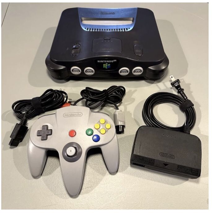 N64 Console Complete (works Great) 