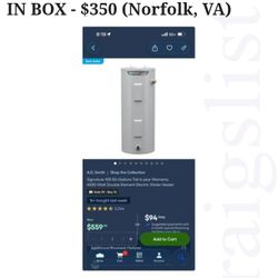 Brand new Electric Water Heaters 