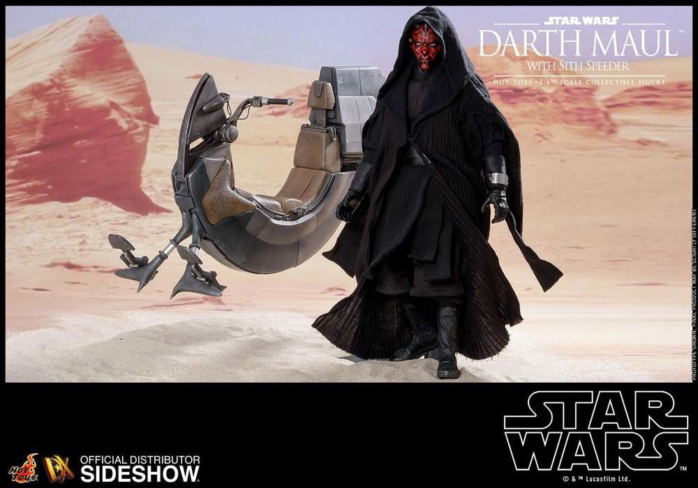 Hot Toys 1/6 Darth Maul with Sith Speeder NEW BOXED