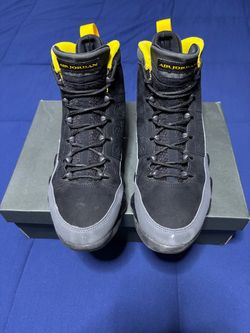 Jordan 9 Retro Dark Charcoal University Gold 2021 Size 11