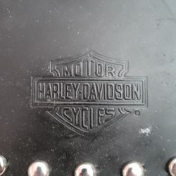 1989 Harley Davidson Mud Flap With Screws. Leather