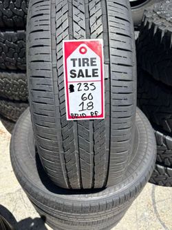235-60-18 Bridgestone Turanza Runflat Full Used Tire Set $240 Free Mounting And Balancing