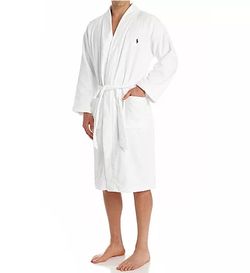 Ralph Lauren White Polo Terry Robe