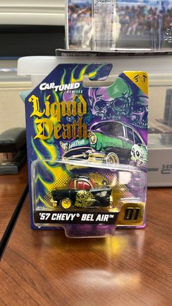 Car tuned liquid death 57 Chevy bel air diecast