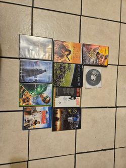 Mixed DVD & Blu-ray Movie Lot – 10 Titles