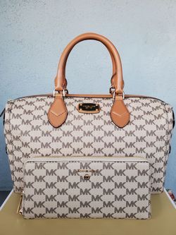 Michael Kors Large Satchel And Large Wallet