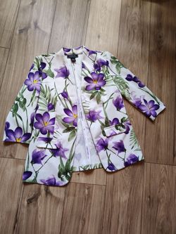 Floral blazer