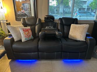 Sofa with power outlets/usb