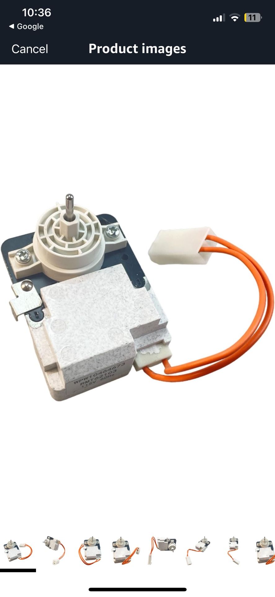 Refrigerator Evaporator Fan Motor for Whirl-Pool Replace WPW10464673 US