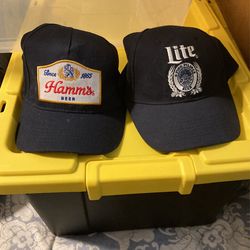 Ham Hat And Miller Lite Hat