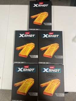 ZURU X-Shot Pro Magazine Clip Bundle – 5 Packs New Sealed