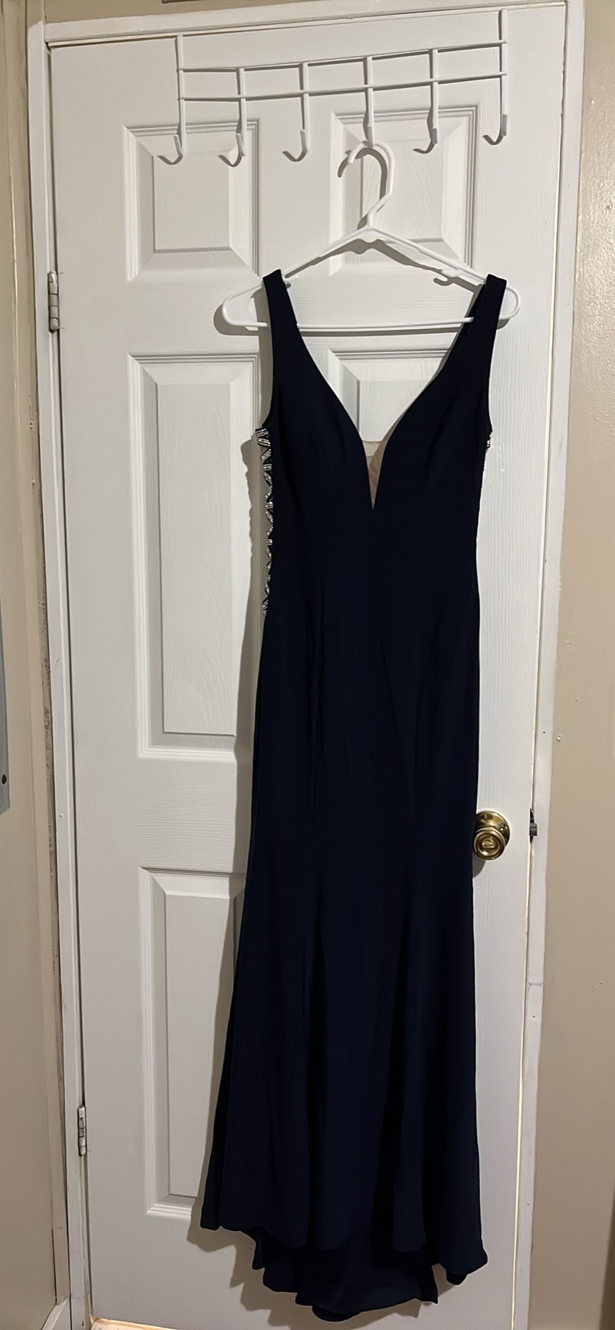 Xscape Navy Formal Evening Gown Size 4