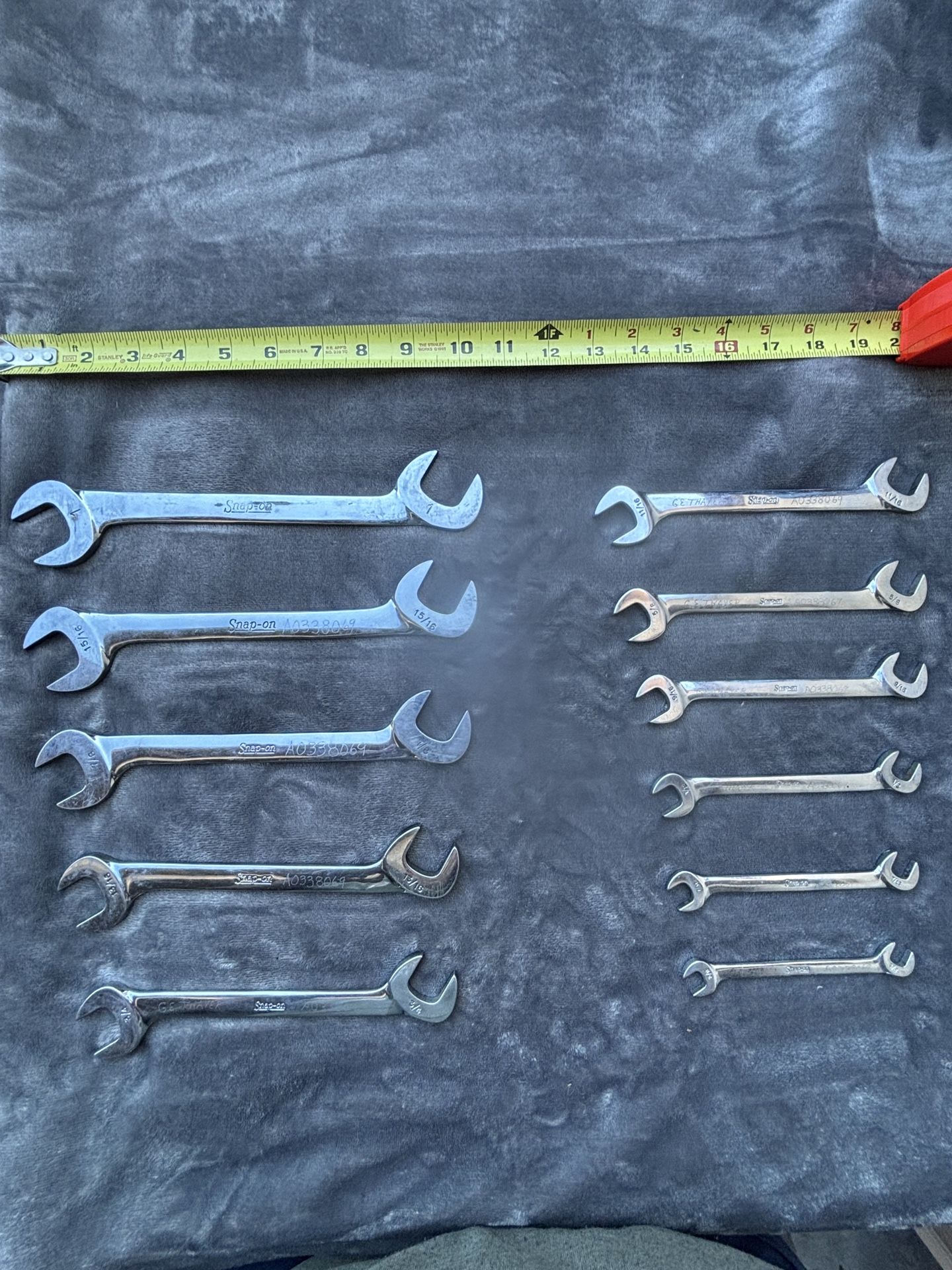 Snap-on 11pc 4 Way Angle Wrench Set