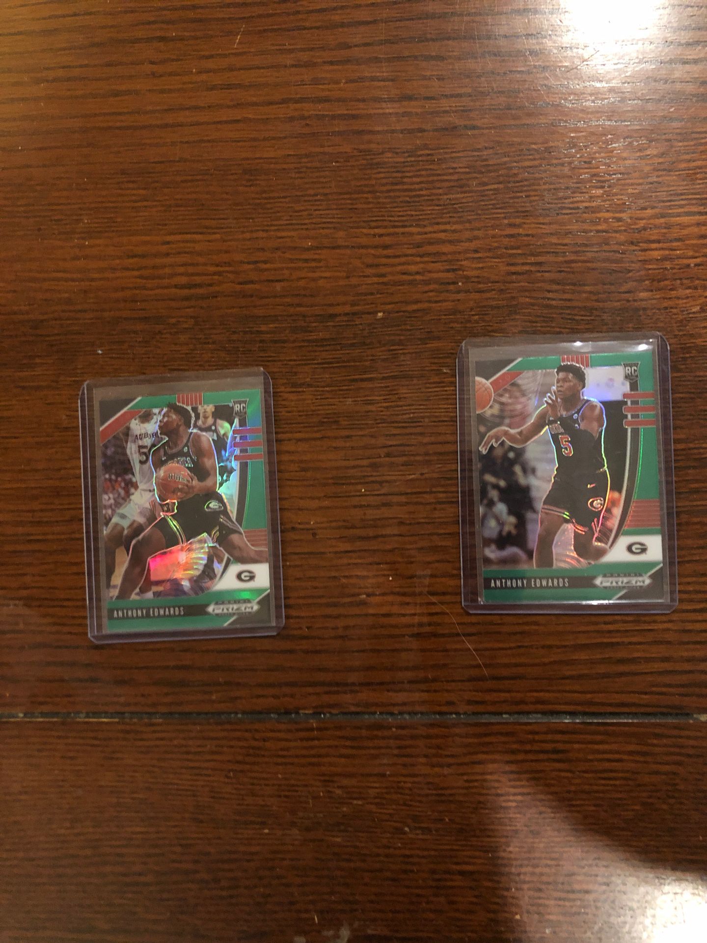 Anthony Edwards prizm draft green
