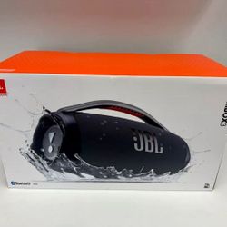 JBL Boombox 3 Portable Waterproof Bluetooth Speaker - Black - SEALED