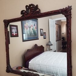 Antique Mahogany Mirror. Great condition. From 1920's.