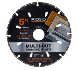 RIDGID 5” (127 mm) Multi-Cut Diamond Blade