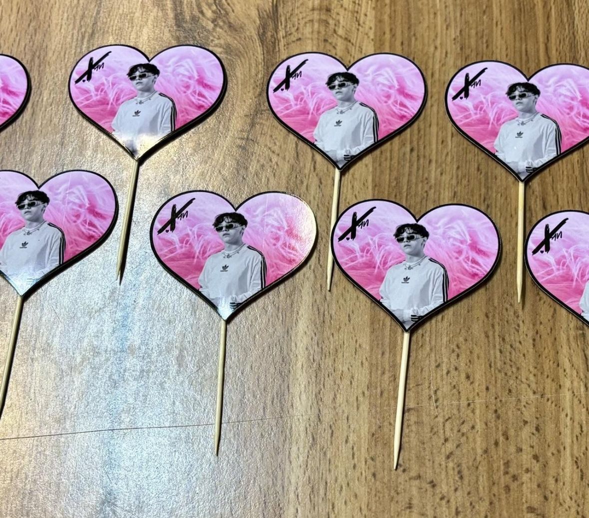 Xavi The Singer Cupcake Toppers Lot Of 12