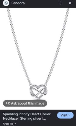Brand new pandora heart necklace