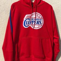Los Angeles Clippers Red Hoodie Xl