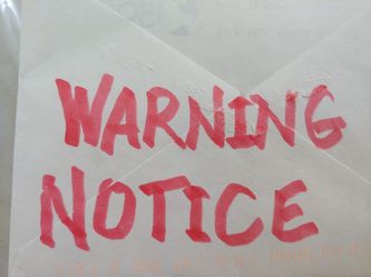 Warning
