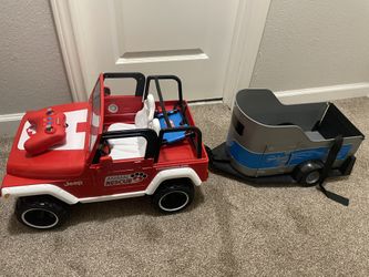 My Life As Tv Remote Control Animal Rescue Jeep With Trailer