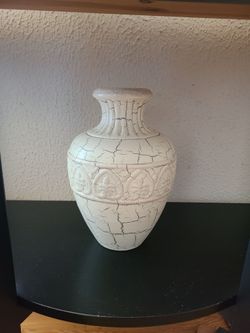 Vintage Large Distressed Decorative Vase