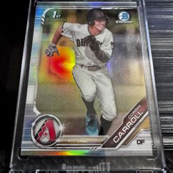corbin carroll 1st bowman chrome refractor