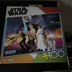 Jigsaw puzzle "Star Wars- Galaxy of Adventures" 100 pc Disney15x11"