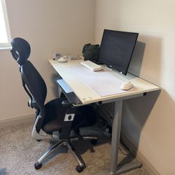 Desk and Office Chair