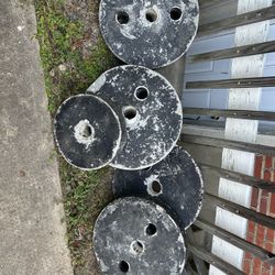 Concrete Weights For Olympic Bar 2inch Bar Gym Equipment