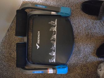 MERACH Ab Machine, Stomach Workout Equipment with 3 Resistance Levels and Auto-Rebound Feature, Sit-Up Equipment Supporting