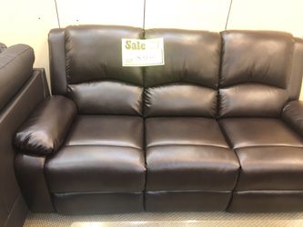 Dark brown Sofa and Loveseat set
