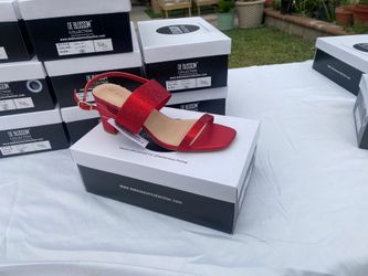 Blue & Red Heels